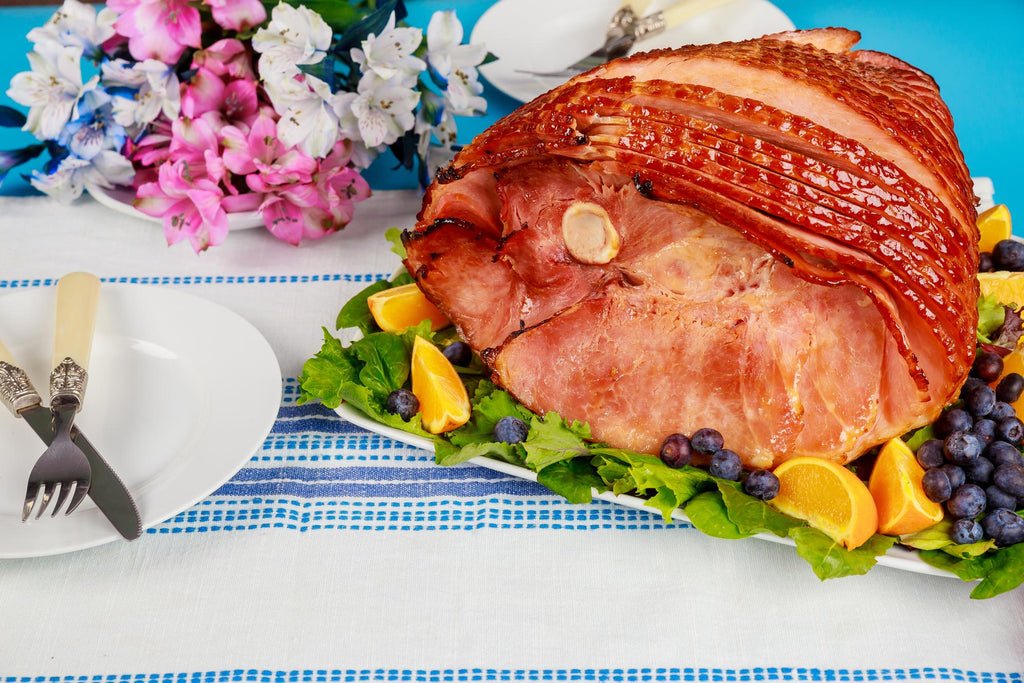 You Need To Try This Honey Glazed Ham This Thanksgiving - howcasing a ham for Thanksgiving with glaze ingredients