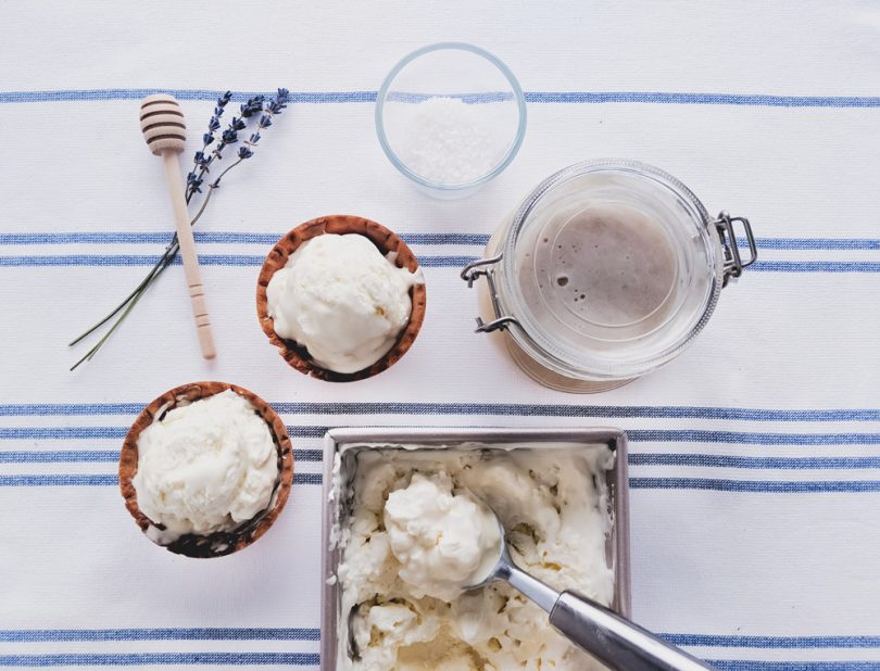 Homemade Sea Salt and Honey Ice Cream Recipe