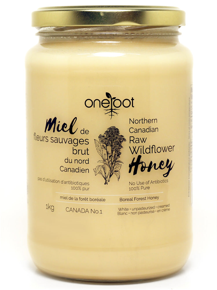 Natural Raw Boreal Forest Wildflower Honey - 1kg