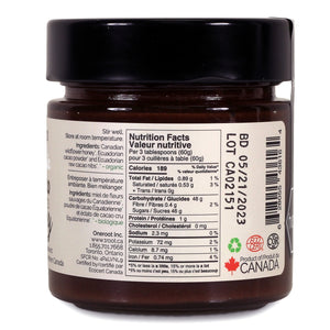 Organic Cacao Infused Honey - 300g - organic cacao nibs canada