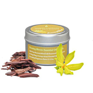 Evening Bloom Essential Oil Tin Beeswax Candle