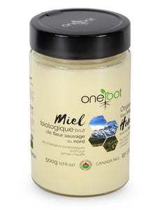 Organic Raw Wildflower Honey - Pure raw organic honey sourced directly from Canadian bees.
