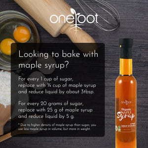Savor Canada's essence with this organic maple syrup infused with the sweetness of natural honey