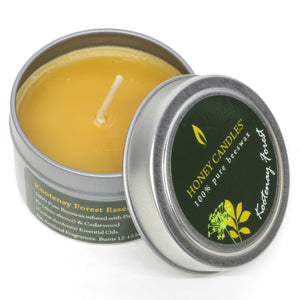 Kootenay Forest Essential Oil Tin Beeswax Candle