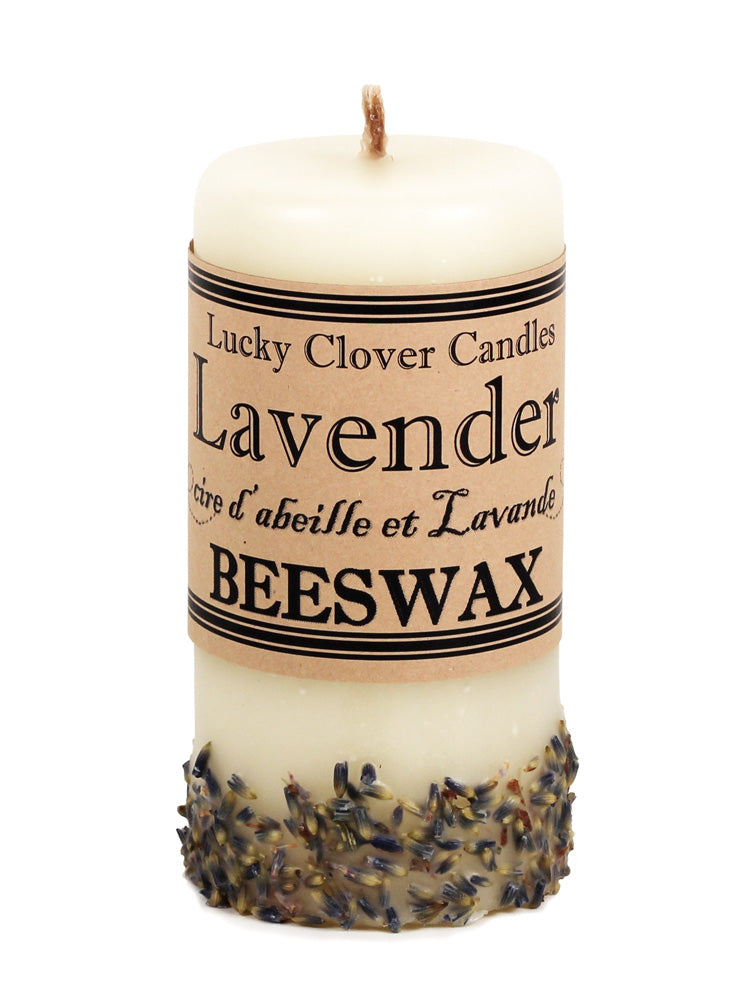 Lavender Beeswax Candle 