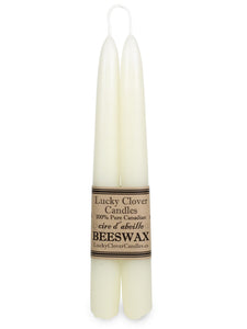 Pure Beeswax Tapers Candle - Ivory