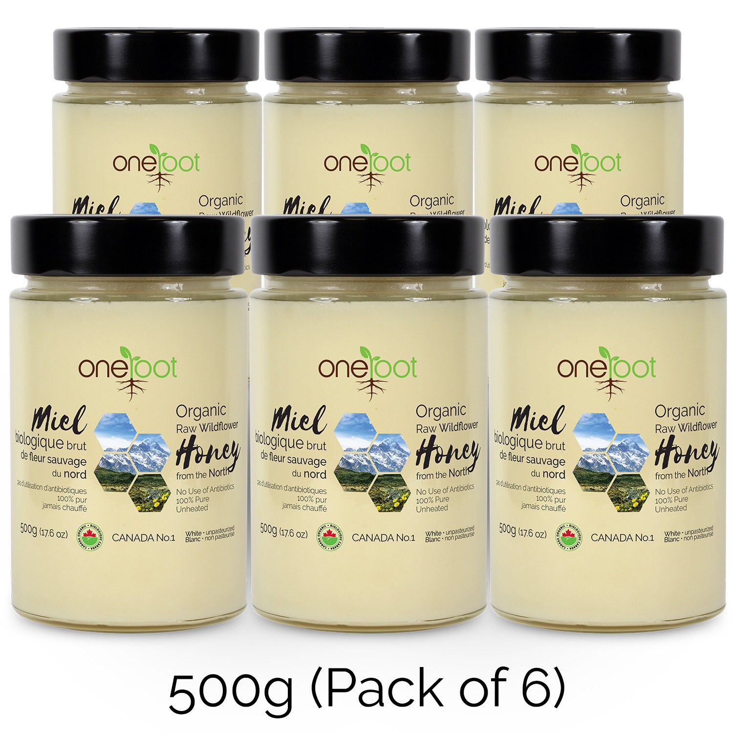 Organic Honey Gift Set x6