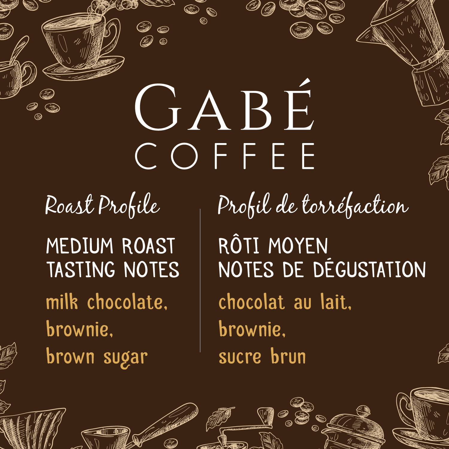 Gabé Coffee - Medium Roast Whole Bean Coffee